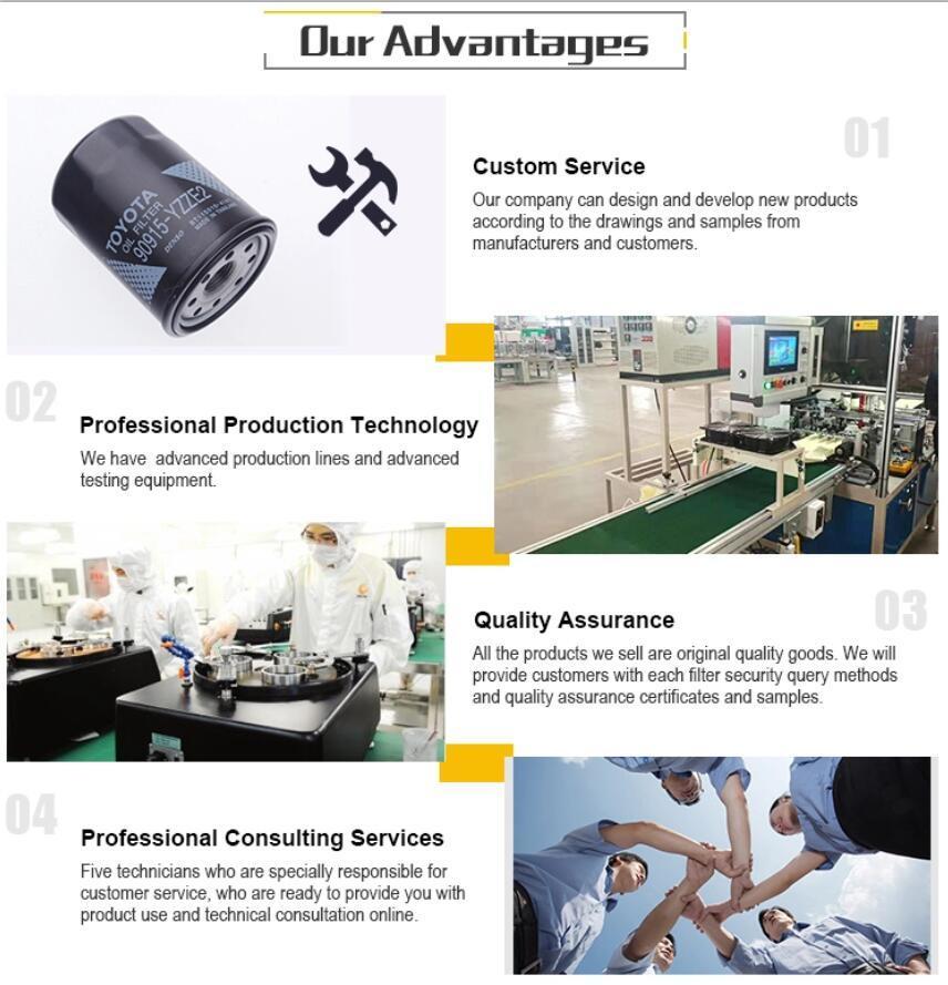 Auto Parts Factory Price OEM Auto Air Oil Fuel Carbin Filter for Engine