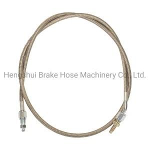 PVC Brake Assembly PTFE Inner Core 304 Stainless Steel Braided Brake Line