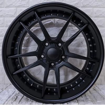Customized 2-Pieces Deep Lip Concave Forged Alloy Wheels