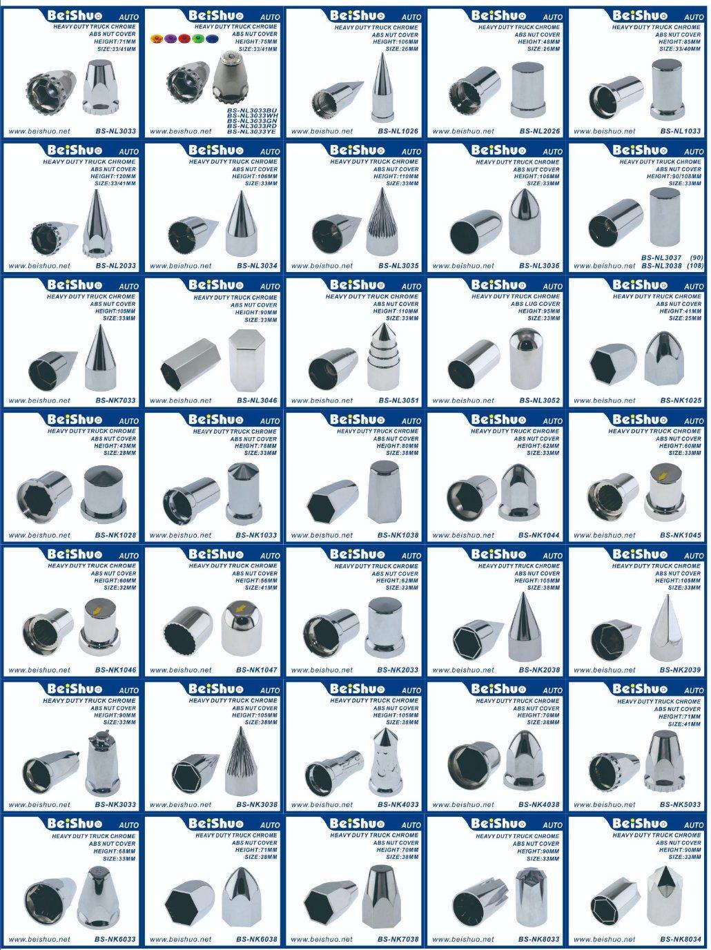 Heavy Duty Truck Chrome ABS Nut Cover