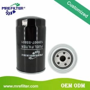 Cartridge Parts Auto Spare Fuel Filter for Trucks Engine 129907-55801