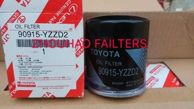Good Quality From Zhouhao Manufacture Oil Filter Element for Toyota 90915-Yzzd2/Yzzb5/W71180