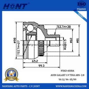 Outer Axle Half Drive Joint for Audi with ABS
