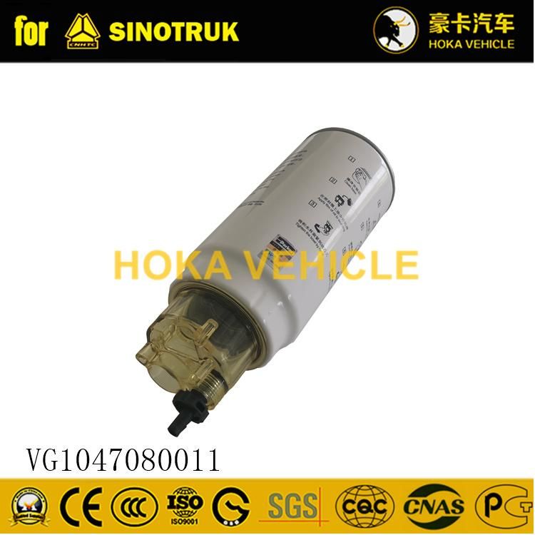 Original Sinotruk HOWO Truck Spare Parts Filter Elemement and Filter Cup Assembly Vg1047080011 for All Sinotruk Heavy Truck