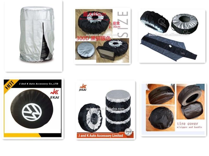 150d Silver Shield Tire Cover for 4 Tires Storage, Tire Storage Bag