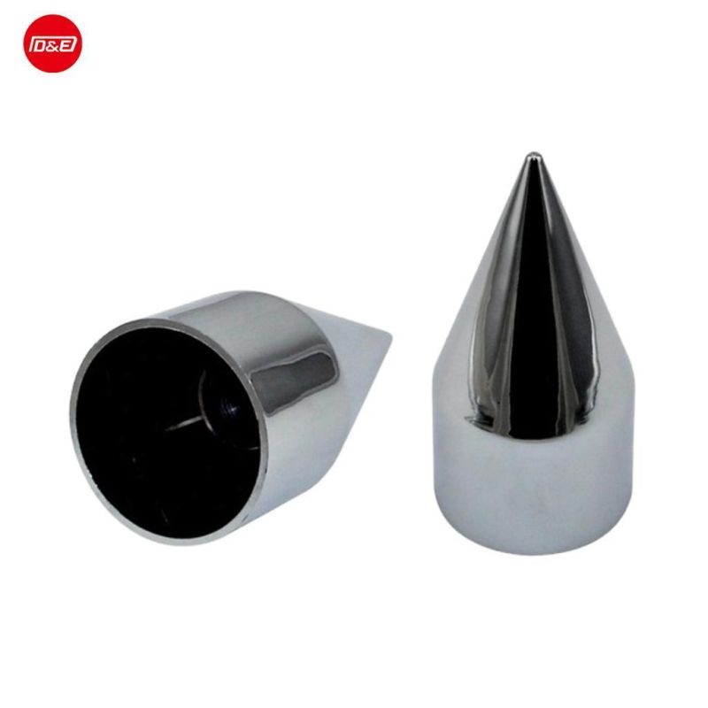 Plastic Chrome Lug Nut Cover Wheel Nut Cover 33mm Diameter and 110mm Height Push on Model for American Trucks