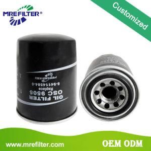 Auto Parts Oil Filter for Isuzu Trucks Engine 8-94114584-0