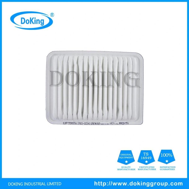 High Quality Auto Air Filter 17801-0c040 for Toyota