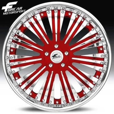 Forged Customized Car Rims Two-Piece 18-24 Inch Alloy Wheel
