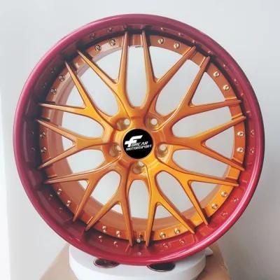 15&quot;-30&quot; Aluminum T6061 3-Pieces Forged Alloy Wheel Rims for Maybach