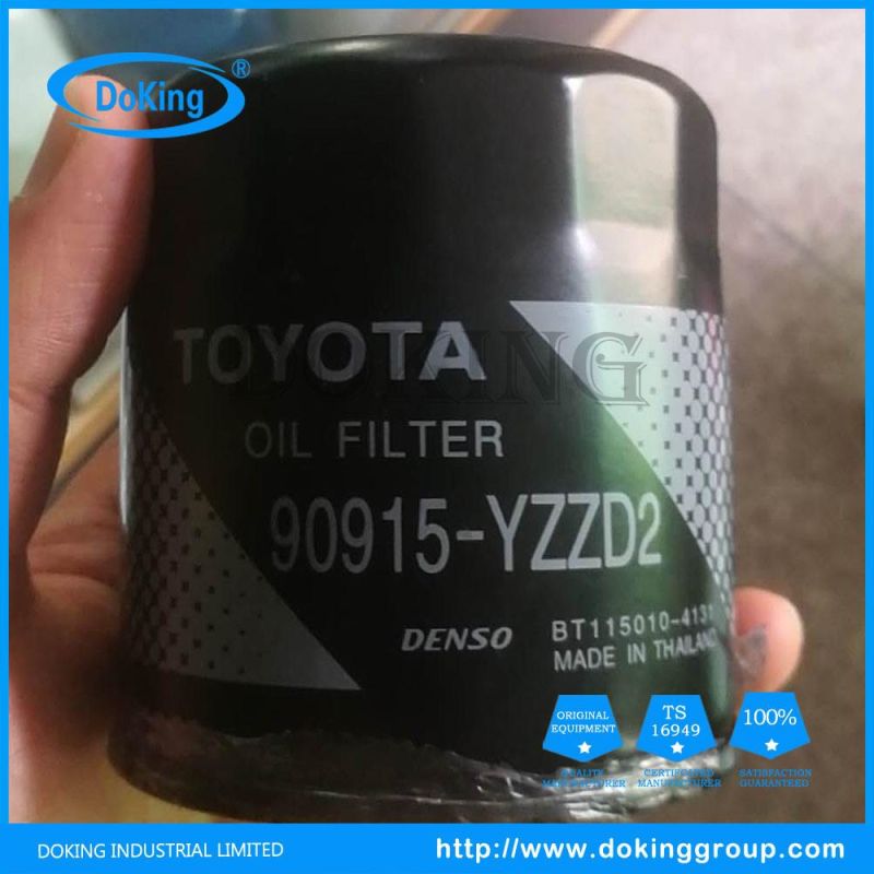 High Efficiency O Ring Oil Filter 90915-Yzzd2 Used for Toyota Auto Car