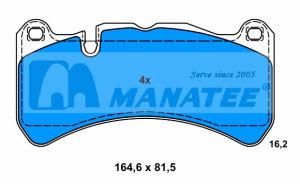 Front Disc Brake Pads for Mercedes Benz C209 A209 R171 (004 420 50 20)