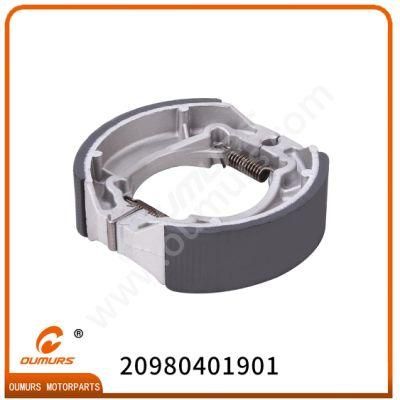 High Quality Motorcycle Brake Shoe Spare Parts for Bajaj Boxer CT100-Oumurs