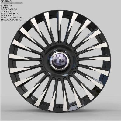 Factory Hot Sale 21 Inch 5X150 5 Hole OEM ODM Alloy Wheel