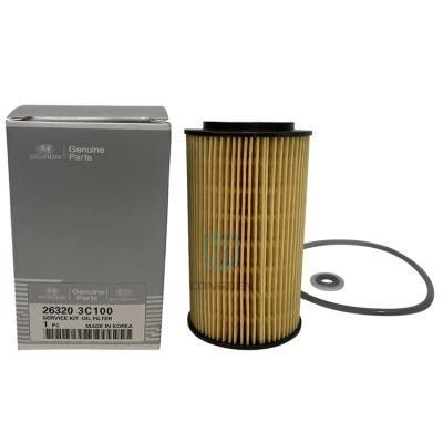 Auto Oil Filter 26320-3c100 Filter Replacement Element Oil Filter