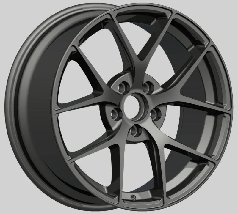 Alumilum Alloy Wheel Rims 18 Inch 5X105-120 35-45 Et Black Concave/Mesh Design Professional Manufacturer for Passenger Car Tire Wheel