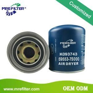 Spin on Parts Auto Air Dryer Filter for Trucks Engine 59553-7s000