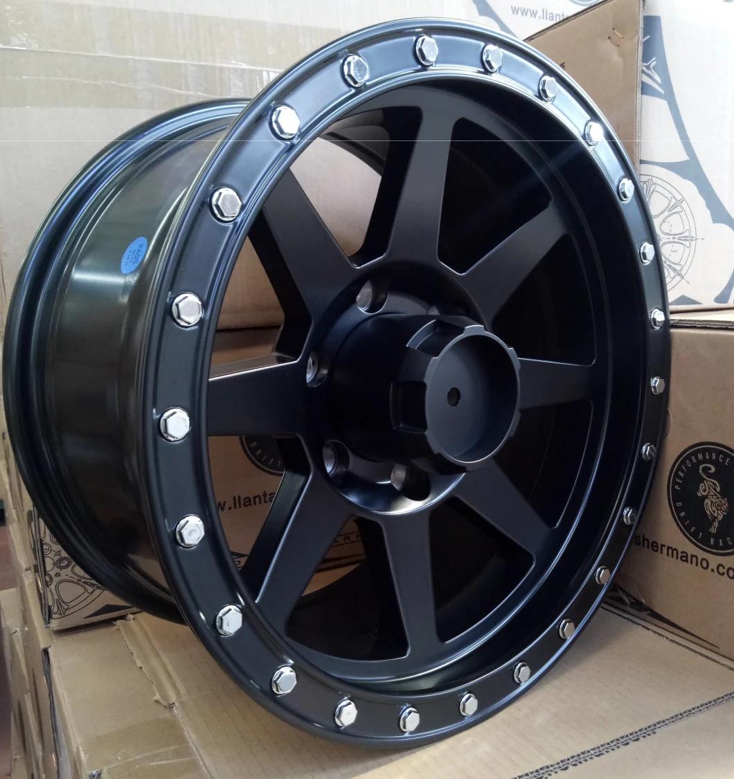China 16X8.0 Inch Car Alloy Wheel with Et 0-10 PCD 6X139.7 Passenger Car Tires Hot Selling Wheel Hub OEM/ODM Wheel Rim