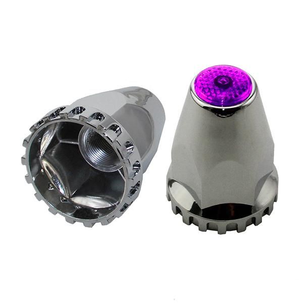 Heavy Duty Truck Chrome ABS Lug Nut Cover with Reflective Roof