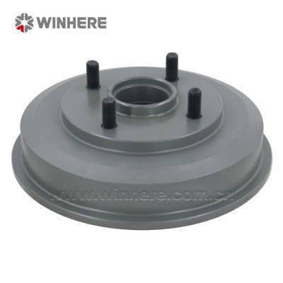 Premium Quality Painted Auto Spare Parts Hub Brake Drum with ECE R90