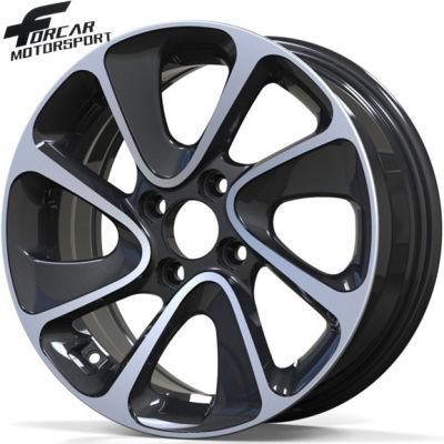 15 Inch Black Passenger Car Replica Rims Wheel for Hyundai