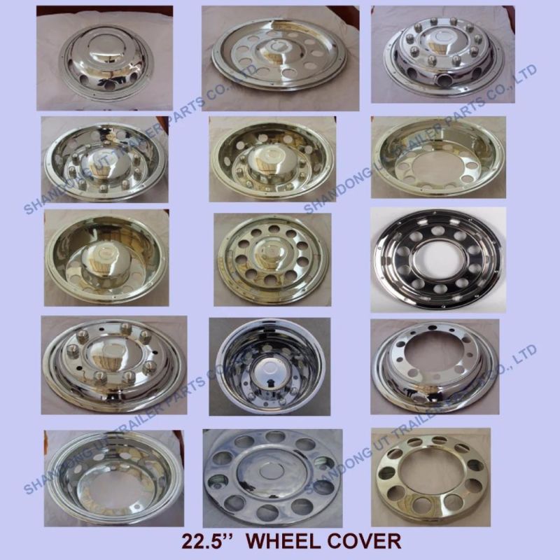 ABS Chromed Steel Front Axle Covers for Trailer, Truck and Bus