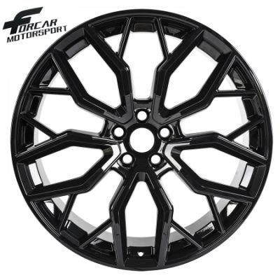 21 Inch Black Machine Face Car Wheels
