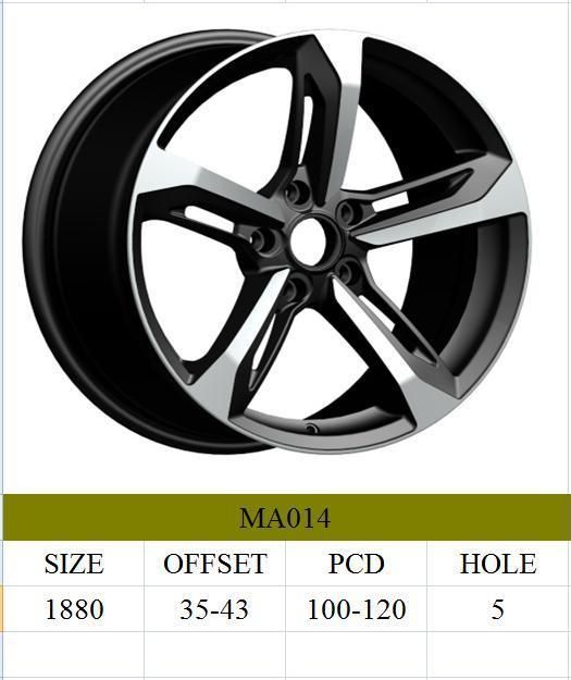 MA014 JXD Brand Auto Spare Parts Alloy Wheel Rim Aftermarket Car Wheel
