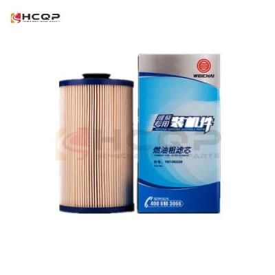 Weichai Wp10h/P9h Truck Diesel Engine Parts Paper Fuel Filter Element 1001362236/611600080112