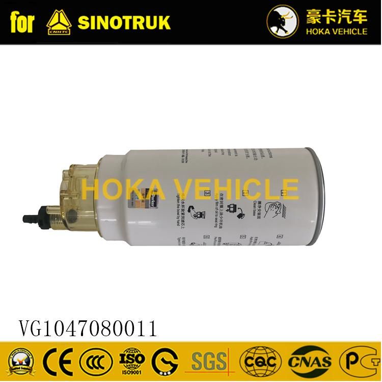 Original Sinotruk HOWO Truck Spare Parts Filter Elemement and Filter Cup Assembly Vg1047080011 for All Sinotruk Heavy Truck