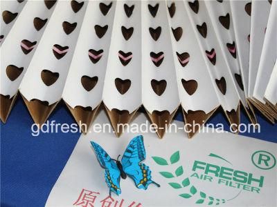 Folded Paint Stop Filter Paper Filter with V-Shape