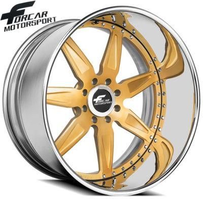 18-24 Inch Two-Piece Deep Lip Concave Forged Car Alloy Wheel
