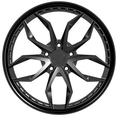 T6061-T6 18-24inch 2-Pieces Deep Lip Concave Forged Wheels
