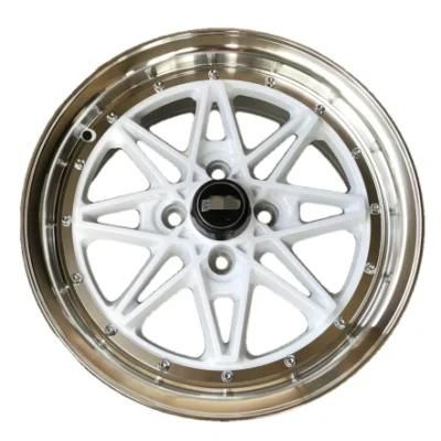 [Deep Dish] 14 15 16 Inch 4*100 Passenger Car Alloy Wheel Rims for Nissan KIA Hyundai Toyota Honda Suzuki for Work Equip