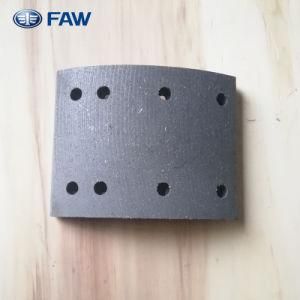 FAW Truck Parts 3501407-Q805A Front Brake Linning