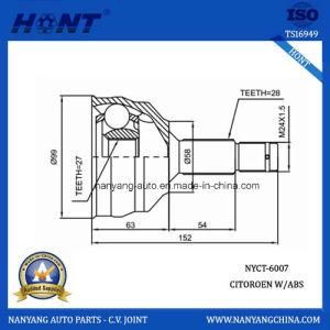 Outer Auto Steering Parts- Velocity Joint for Citroen