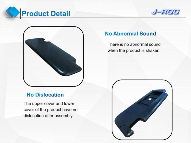 Plastic Auto Parts for Sunvisor/Combined Cover Noumenon Without Lamp Assy/PP+ Filling Material