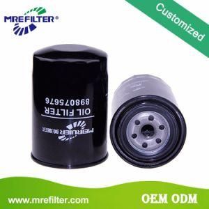 Spin-on Parts Auto Hydraulic Trucks Oil Filter for Isuzu Engines 898075676