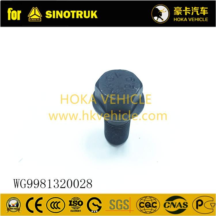 Original Sinotruk HOWO Truck Spare Parts Bon Angle Screw Wg9981320028 for All Sinotruk Heavy Truck