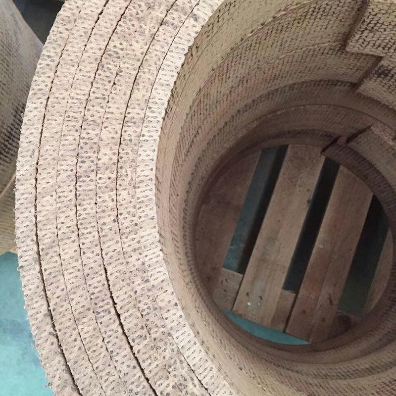 Asbestos White Woven Brake Lining Roll for Engineering Machine