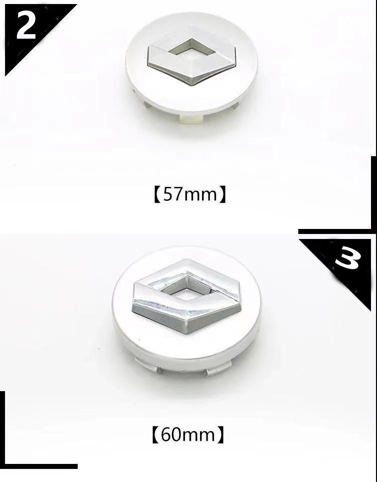 60mm 6pins Car Wheel Center Hub Caps for Renault