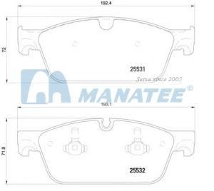 Front Disc Brake Pads for Mercedes Benz Ml550 (006 420 37 20)