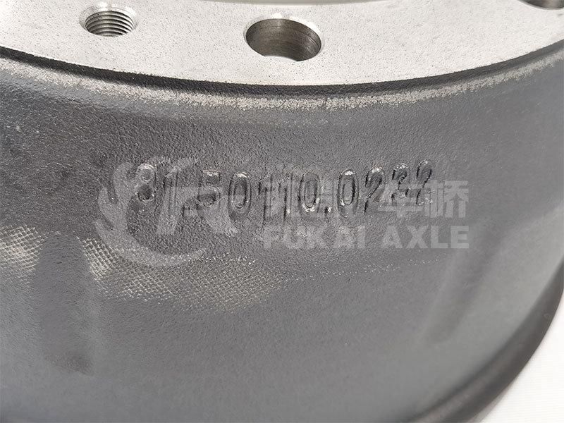 81.50110.0232 Front Brake Drum for Shacman Delong F3000 Truck Spare Parts