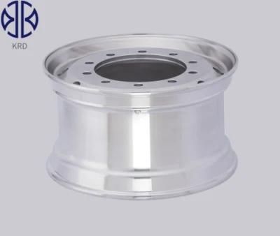 11.75X22.5 Polished Forged Truck Bus Trailer Heavy Duty Aluminum Alloy Wheel Rims