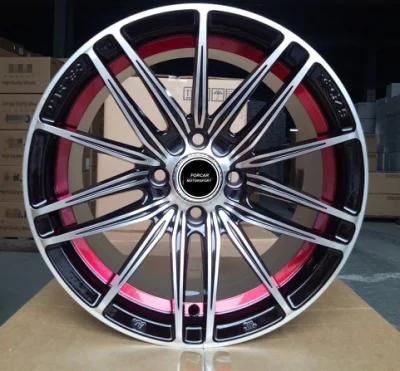 15inch Under Cut Machine Inner Lip Alloy Wheel Rims