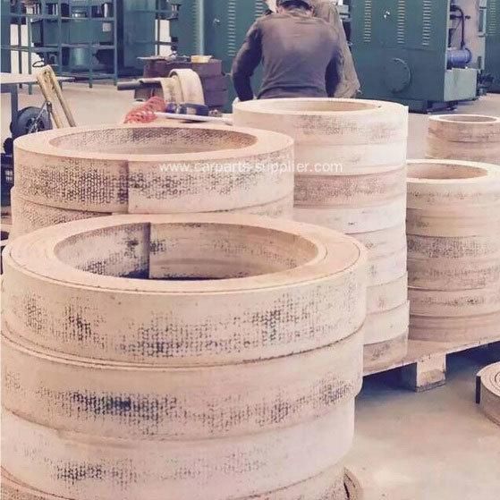 Asbestos White Woven Brake Lining Roll for Engineering Machine