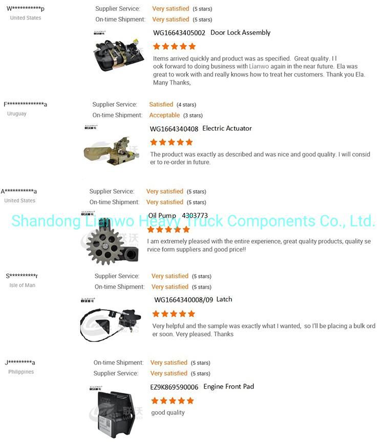 Shaanxi Shacman Truck Spare Parts Shock Absorber Dz13241440080