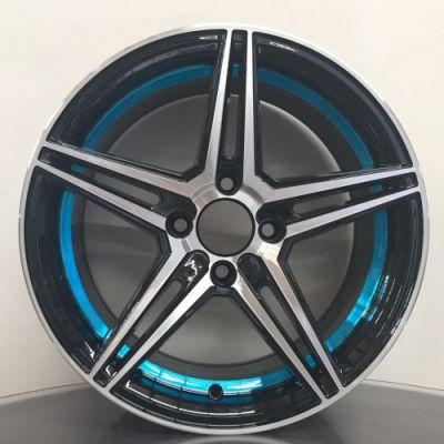 15 Inch 5 Spokes Undercut Universal Alloy Wheels for Passenger Car