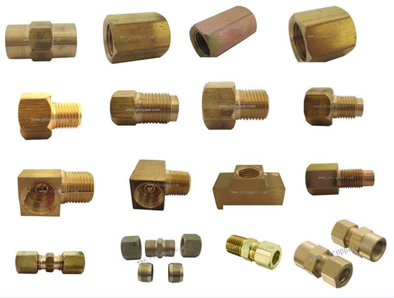 Auto Internal Flare Brass Tube Union for Auto Parts