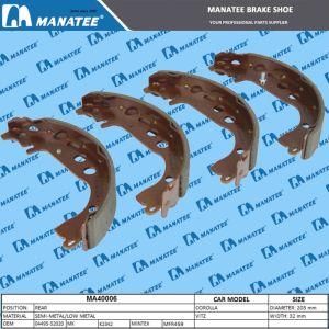 04495-52020 K2342 Brake Shoes for Toyota Corolla Vitz